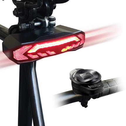 SF31 Bicycle Smart Brake Taillight USB Alerter Night Ride Ride Mountain Vehicle Turn LED Taillights - DealBuddy