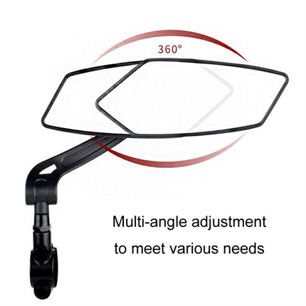 Mountain Bike High Definition Flat Reflective Rearview Mirror, Specification: - DealBuddy