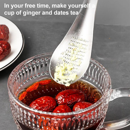 LsCook Thicken Stainless Steel Ginger Garlic Vegetable Puree Grinder, Spoon, Square - DealBuddy