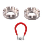 2 Silver 8 Port+Red Wrench