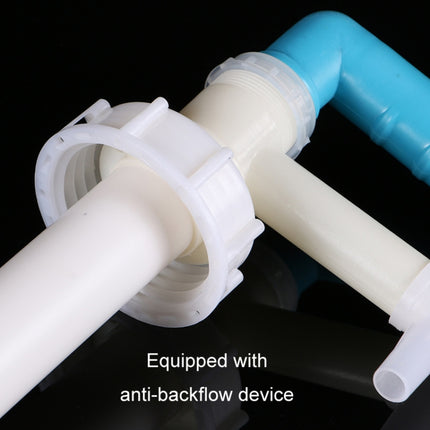 Manual Oil Extractor Plastic Aspirator Liquefaction Chemical Tube Hard Lid 5.6cm