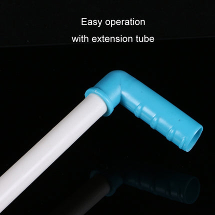 Manual Oil Extractor Plastic Aspirator Liquefaction Chemical Tube Hard Lid 5.6cm