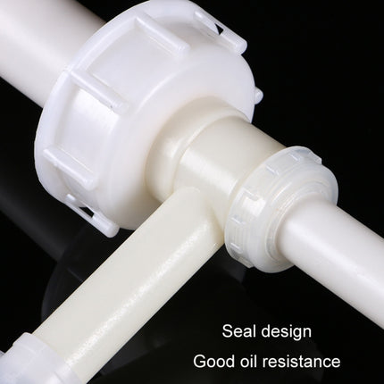 Manual Oil Extractor Plastic Aspirator Liquefaction Chemical Tube Hard Lid 5.6cm