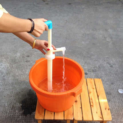 Manual Oil Extractor Plastic Aspirator Liquefaction Chemical Tube Hard Lid 5.6cm