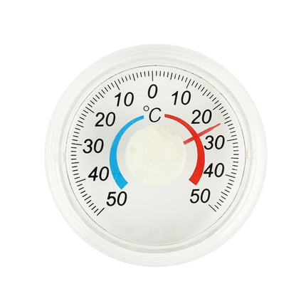 Round Plastic Doors And Windows Simple Pointer Winter And Summer Thermometer - DealBuddy