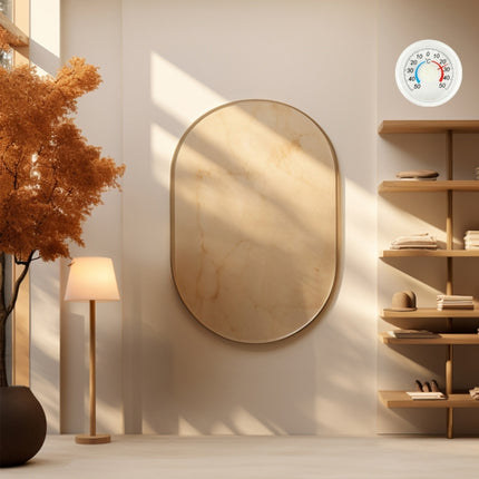 Round Plastic Doors And Windows Simple Pointer Winter And Summer Thermometer - DealBuddy