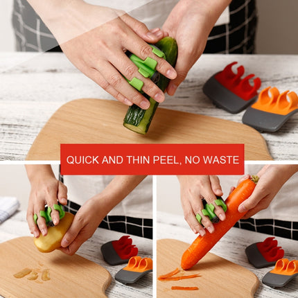 Palm Hand Peeler For Potato, Fruit, Kitchen Vegetable Peeler, 2pcs Orange - DealBuddy