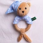 Sleep Bear Blue Rattles