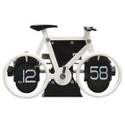 HY-F087 Retro Bicycle Shape Automatic Flip Home Decorative Turning Clock