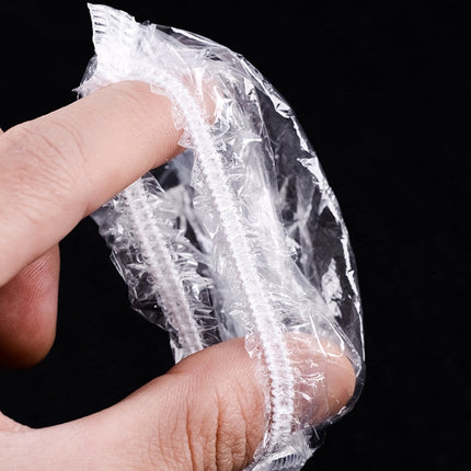 100pcs /Pack Ears Disposable Waterproof Earmuffs Hair Dyeing Bathing Beauty Waterproof Earmuffs