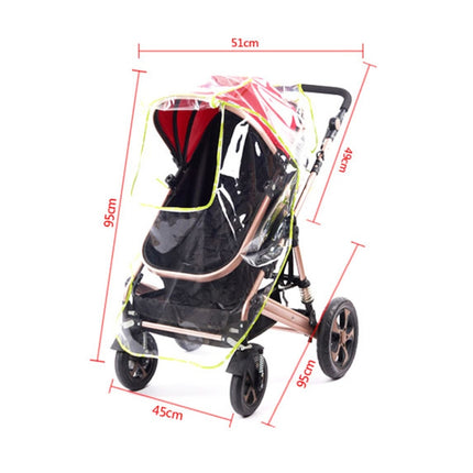 Baby Stroller Rain Cover Windproof Dustproof Raincoat High Landscape Special Rain Cover