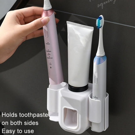 Electric Toothbrush Holder Automatic Toothpaste Squeezer Bathroom Wall Mounted Toothpaste Holder