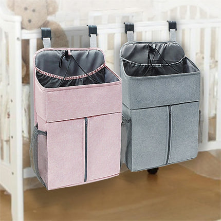 Baby Bed Organizer Newborn Crib Diaper Storage Hanging Bags Bedside Shelf Bag