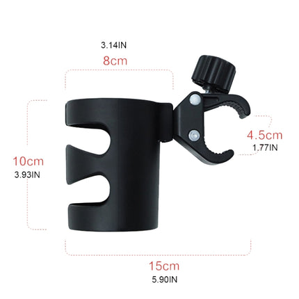 Baby Stroller Cup Holder Universal 360 Rotatable Drink Bottle Rack