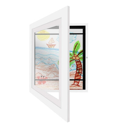 Children Art Frames Magnetic Front Open Frametory for Poster Photo Drawing Paintings Pictures, Wood, Plastic - DealBuddy