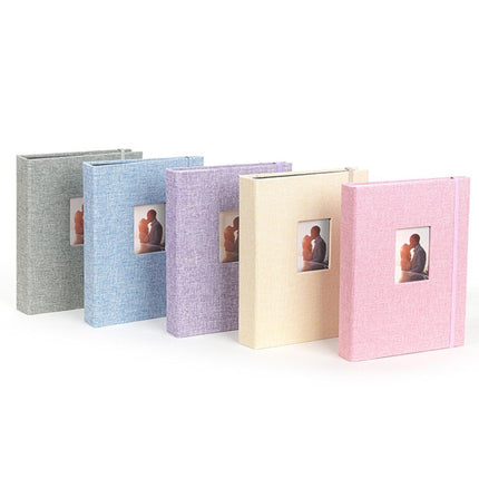 3-inch 208 Pockets Cotton Linen Photo Album Photocard Holder
