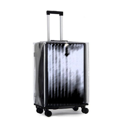 Rimless Transparent Waterproof PVC Trolley Suitcase Cover Dustproof Protective Cover