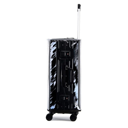 Rimless Transparent Waterproof PVC Trolley Suitcase Cover Dustproof Protective Cover