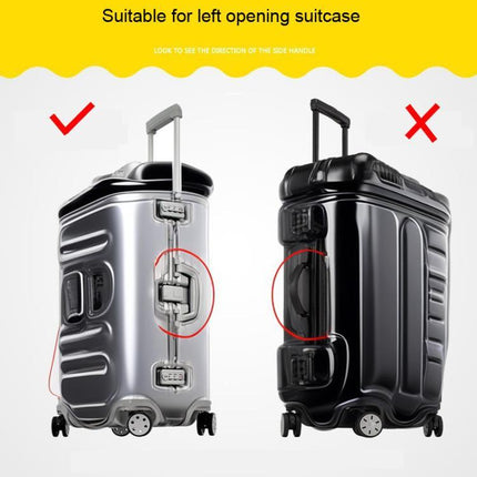 Rimless Transparent Waterproof PVC Trolley Suitcase Cover Dustproof Protective Cover