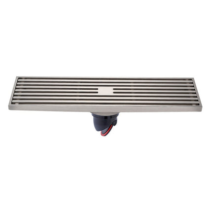 8x30cm Extended Full Copper Strip Floor Drain, Style:, K8034 Chrome Plated+Black Straight Row, K8034 Chrome Plated+Copper Self Seal, K8034 Chrome Plated+5.5 Deep Water Seal, K8034 Chrome Plated+Magnetic Suspension, K8035 Nickel Brushes+Black Straight R... - DealBuddy