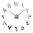 M030 India Digital Hanging Clock Home Decoration DIY Acrylic Clock