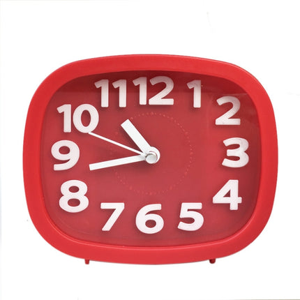 Square Candy Color Stereo Digital Silent Alarm Clock Children Student Alarm Clock