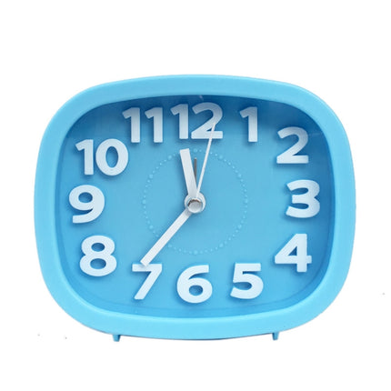 Square Candy Color Stereo Digital Silent Alarm Clock Children Student Alarm Clock