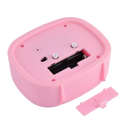 Square Candy Color Stereo Digital Silent Alarm Clock Children Student Alarm Clock