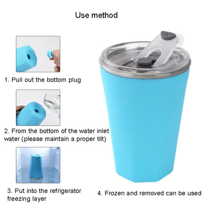 Insulated Cooling Cup Shake Cooling Cup, Capacity:, 330ml (Black), 330ml (Grey), 330ml (Blue), 330ml (Pink), 330ml (Camouflage Orange), 330ml (Camouflage Red)