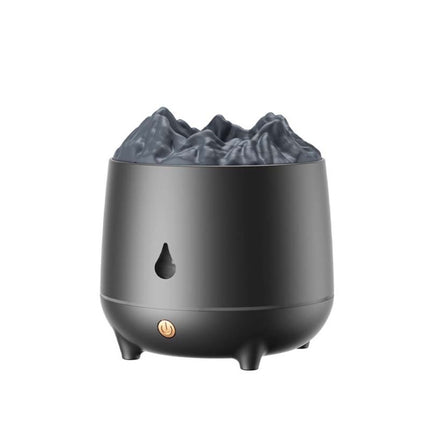 HS01 Simulation Flame Humidifier Home Aromatherapy Machine With Night Light - DealBuddy