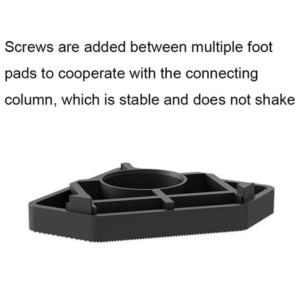 BS-XYJJD Household Washing Machine Refrigerator Non-slip Shock-absorbing Floor Mat, 4pcs Single-layer, 4pcs Double-layer, 4pcs Three-layer - DealBuddy