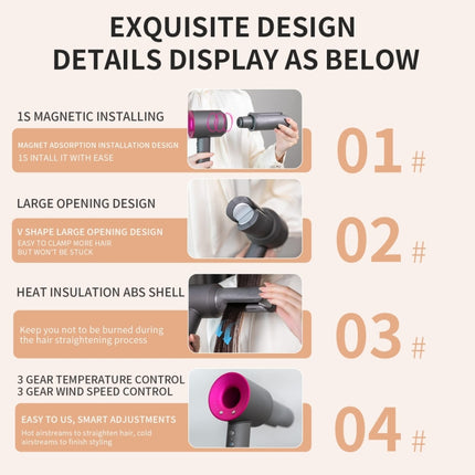 For Dyson Hair Dryer Straight Nozzle Attachment Hair Styling Plate Clamp, Straight Nozzle - DealBuddy