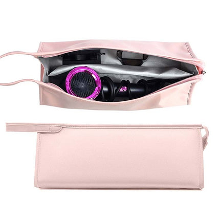For Dyson Hair Dryer Storage Package Hair Roll Protective Cover, Black, Gray, Pink, Silver, Emerald Green, Shiny Stone Black, Color White - DealBuddy