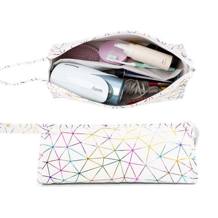 For Dyson Hair Dryer Storage Package Hair Roll Protective Cover, Black, Gray, Pink, Silver, Emerald Green, Shiny Stone Black, Color White - DealBuddy