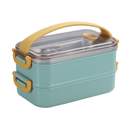 Large Capacity Refillable 304 Stainless Steel Insulated Lunch Box, 800ml (Pink), 800ml (Green), 1.6L (Blue), 1.6L (Pink), 1.6L (Green) - DealBuddy