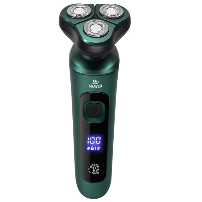 Smart Electric Shaver LCD Digital Display Three-head USB Rechargeable Floating Razor