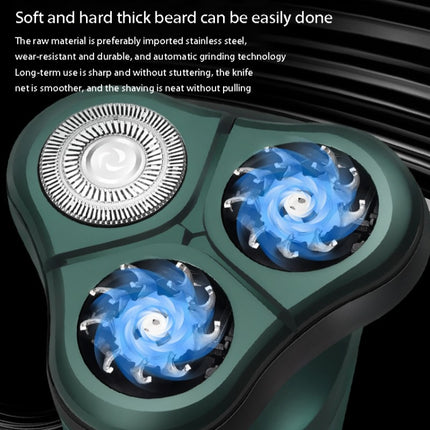 Smart Electric Shaver LCD Digital Display Three-head USB Rechargeable Floating Razor, Standard Version, 3 In 1, 4 In 1 - DealBuddy