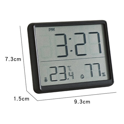 8218 Thin and Light Magnetic Wall-mounted LCD Temperature Electronic Digital Clock
