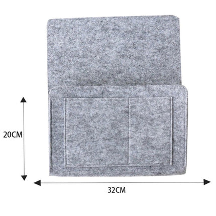 B05006 Felt Storage Bag Bedside Hanging Bag Sofa Bed Side Debris Storage Bag