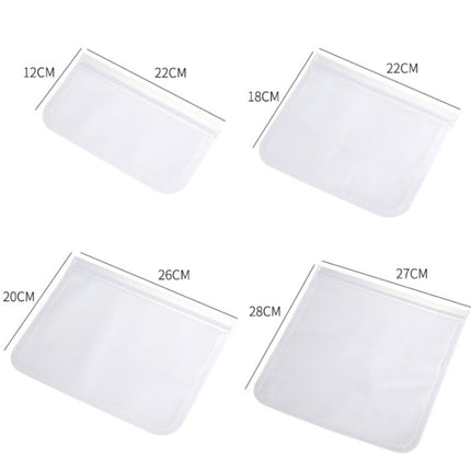 10pcs EVA Refrigerator Reusable Food Airtight Peservation Bag, Size:, Small, Medium, Large, Extra Large - DealBuddy