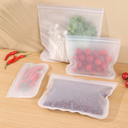 10pcs EVA Refrigerator Reusable Food Airtight Peservation Bag, Size: