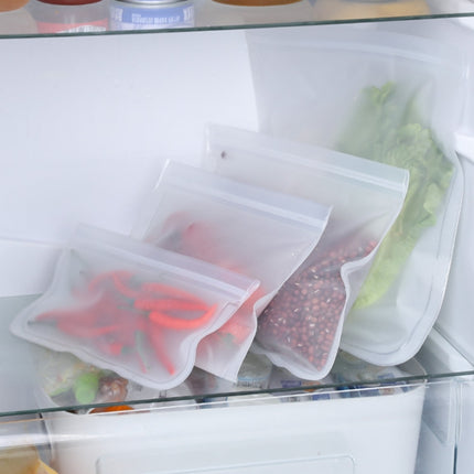 10pcs EVA Refrigerator Reusable Food Airtight Peservation Bag, Size: