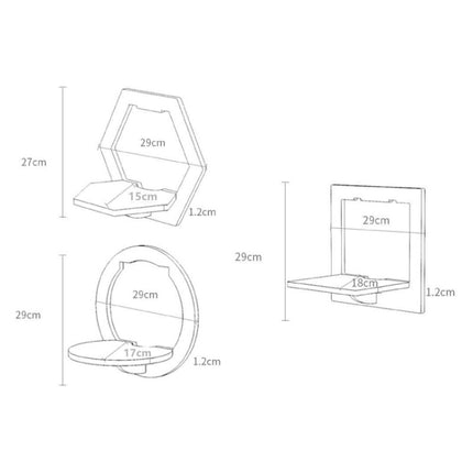 Wall Hanging Shelf Flower Pot Multifunctional Storage Box Room Decoration