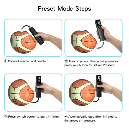 AP-04 Wireless Electric Air Pump With LCD Display For Football Basketball - DealBuddy