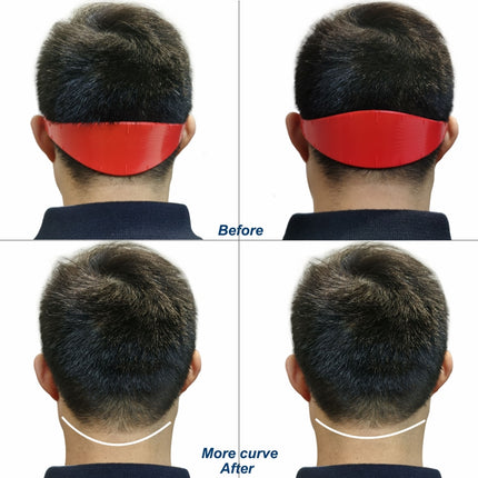 GO042 Adjustable Haircut Trimmer Ruler Neck Hair Trimmer Strap Shaving Styling Template, Adjustable (Red), Adjustable (Black), Adjustable (Blue) - DealBuddy