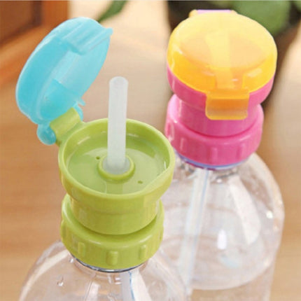 2pcs CJ07205 Baby Straw Lids Portable Drinking Straw Lids for Children, 2pcs Green, 2pcs Pink - DealBuddy