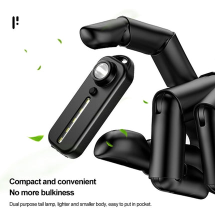 Bicycle Tail Light Type-C Rechargeable Outdoor Warning Light With Pen Clip - DealBuddy