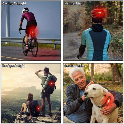 Bicycle Tail Light Type-C Rechargeable Outdoor Warning Light With Pen Clip - DealBuddy