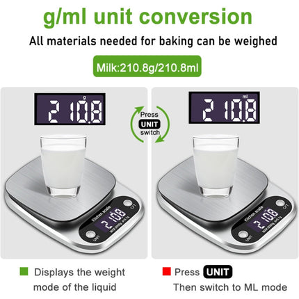 Small Multifunctional Kitchen High Precision Electronic Scale LCD Digital Display Food Scale
