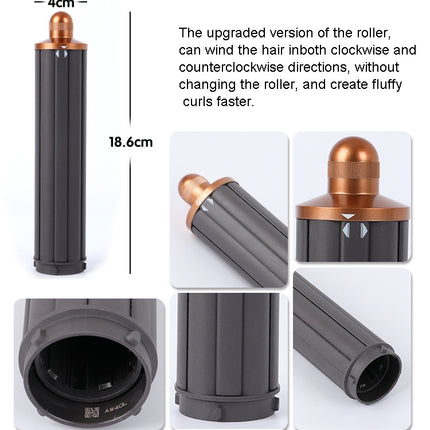 For Dyson Airwrap Hair Dryer i.d. / HS01 / HS05 / HD08 18.6 x 4cm Upgraded Long Curling Barrels Nozzle With Long Adapter Golden, 18.6cm 40mm Rose Red, 18.6cm 40mm  Golden, 18.6cm 40mm Short Adapter Golden, 18.6cm 40mm Short Adapter Rose Red            ... - DealBuddy